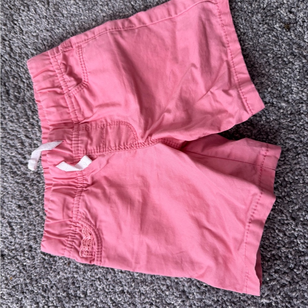 Carter's Pink Cargo Shorts Relaxed Fit